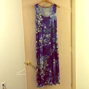 NY Collection floral dress size L